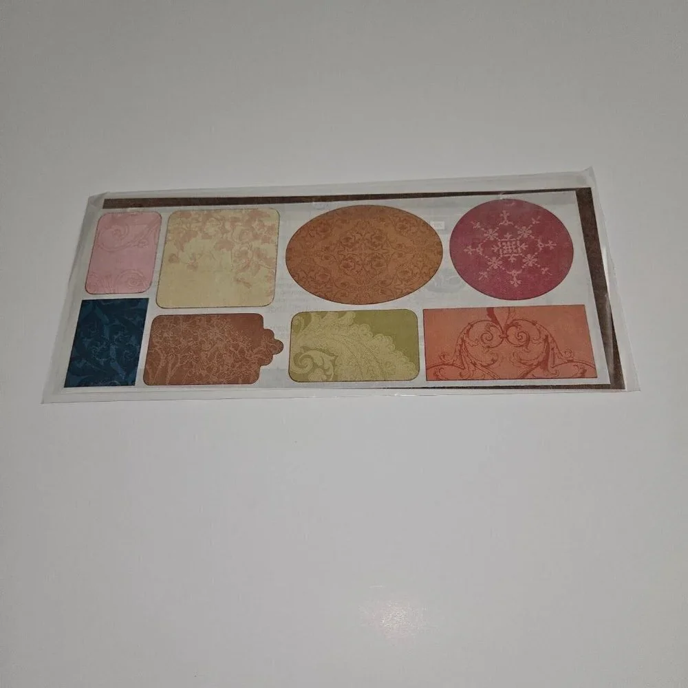NEW Creative Memories Jumbo Great Lengths 1 Sticker Sheet Vintage Designs II